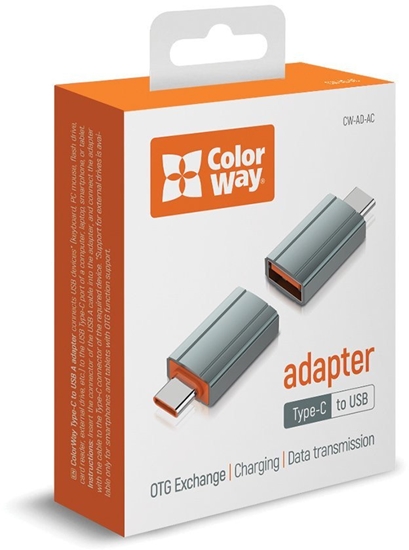 Picture of ColorWay USB-A to Type-C Adapter | CW-AD-AC