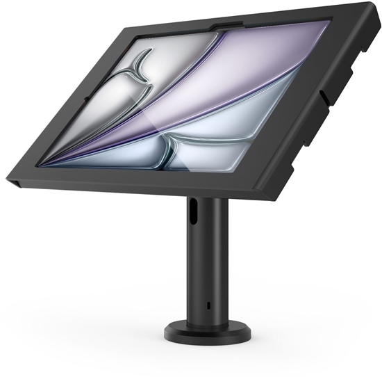 Picture of Compulocks iPad Air M2 & M3 13" Apex Enclosure Tilting Stand 8" - Black - Befestigungskit (Aufstellung, Gehause) - freiliegende Front-/Ruckkamera und Sensoren - fur Tablett - verriegelbar - Metallrahmen - Schwarz - Bildschirmgrosse: 20.3 cm (8") - Wan
