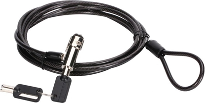 Picture of Conceptronic CUSTODIO02BN kabeļu slēdzene Melns 1,8 m