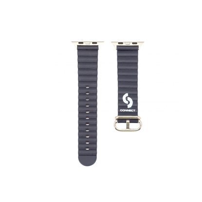 Изображение Connect Watch 38/40/41mm Marine leather Watch Strap Navy Blue