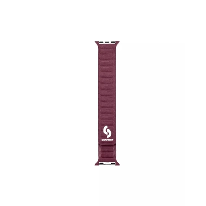 Изображение Connect Watch 38/40/41mm Fine woven twill magnetic chain Watch Straps Plum