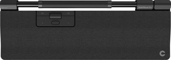 Picture of Mysz Contour Design RollerMouse Pro, wired with Extended wristrest and vegan leather, Ambidextrous, Rollerbar, USB Type-A, 2800 DPI, Black
