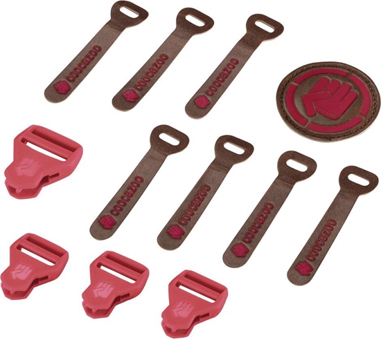 Изображение Coocazoo Zestaw elementów wymiennych Leather Hibiscus Melange (138807)