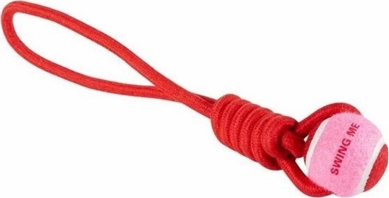 Изображение Coockoo Swing Me Zabawka Dla Psa Szarpak Pika Róowy