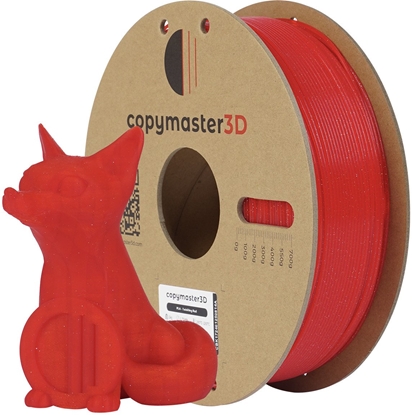 Picture of Copymaster3D PLA filament for 3D printers, 1.75 mm, glitter red