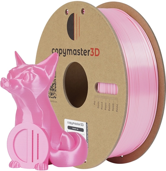 Picture of Copymaster3D PLA Silk filament for 3D printer, 1.75 mm, pink