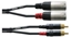 Attēls no Cordial 2 x RCA to 2 x XLR audio cable, 3 m
