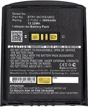Изображение CoreParts Battery for ZEBRA Scanner