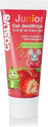 Изображение Coslys Truskawkowa pasta do zbów dla dzieci, 50ml