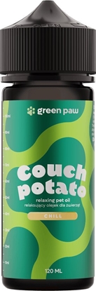 Picture of Cosma Cannabis Green Paw Couch Potato 120ml - Olejek z CBD na bazie oleju z ososia z 10% dodatkiem oleju z kryla