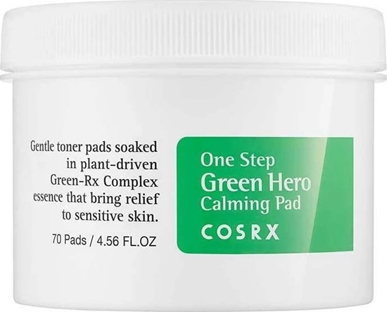 Picture of CosRx COSRX Patki z tonikiem One Step Green Hero Calming Pad - 70 sztuk
