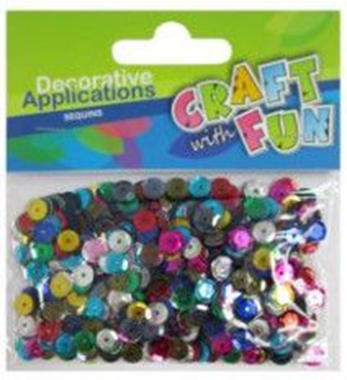 Picture of Craft with Fun Cekiny metaliczne kóka 6,5mm (215427)