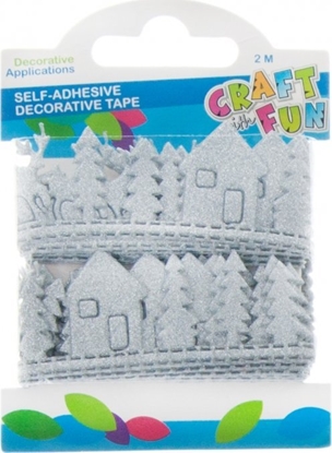 Picture of Craft with Fun CF OZDOBA BN TASMA SPRZYL REN/LAS 2M/3CM 12/288