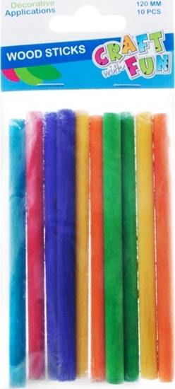 Picture of Craft with Fun CF OZDOBA DEK DREW PAT OKR KOL 12CM OP10 12/288