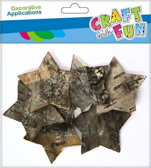 Picture of Craft with Fun CF OZDOBA DEK DREWNOKSZT KORA GWI 6CM6SZT 12/144