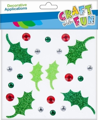Picture of Craft with Fun CF OZDOBA DEK EVA LISTKI SPRZYL 23SZT PBH 12/288