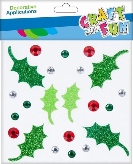 Picture of Craft with Fun CF OZDOBA DEK EVA LISTKI SPRZYL 23SZT PBH 12/288