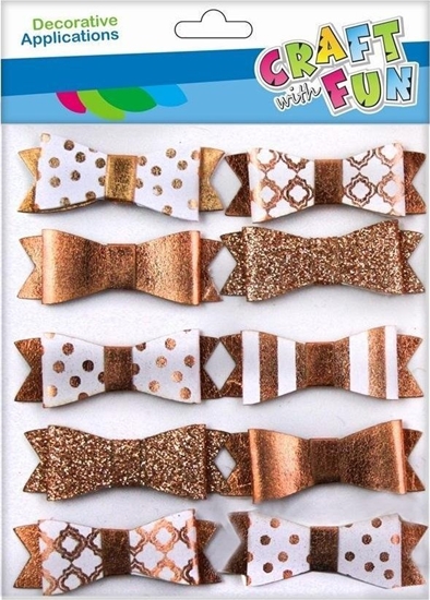 Picture of Craft with Fun CF OZDOBA DEK PAP SPRZYL KOKARD 10SZT BROK12/144