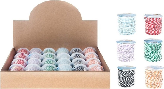 Picture of Craft with Fun CF OZDOBA DEK TASMA SZNUR 10M MIX SZPUL DI24/576