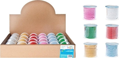 Picture of Craft with Fun CF OZDOBA DEK TASMA SZNUR 3MM/3M MIX SZPUL12/576