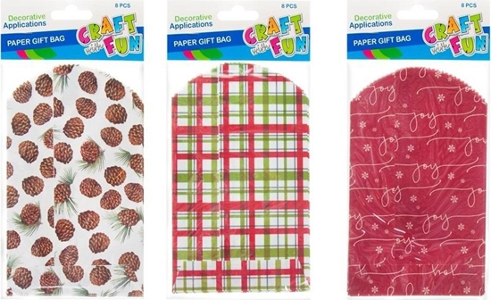 Picture of Craft with Fun CF TOREBKA OZD PAPIER 12X16,5CM 8SZT MIX 12/144