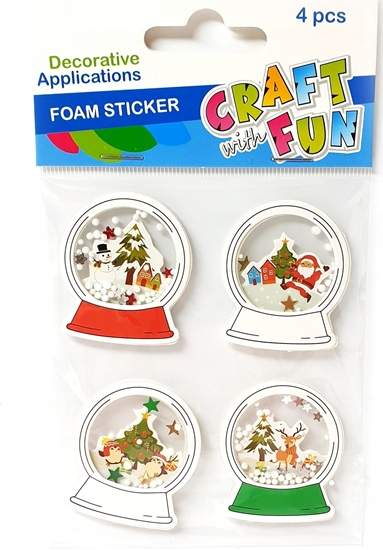 Picture of Craft with Fun OZDOBA BN EVA KULA SPRZYL 4SZT CF 12/144
