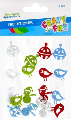 Attēls no Craft with Fun OZDOBA BN FILC MIKOLAJ SPRZYL 18SZT CF PBH 12/14