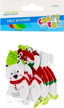 Attēls no Craft with Fun OZDOBA BN FILC MIS SPRZYL 12SZT CF PBH 12/144