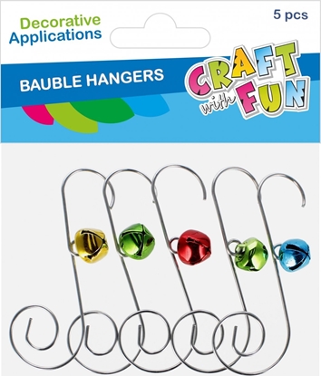 Attēls no Craft with Fun OZDOBA BN HACZYK NA OZDOBY MET 5SZT CF 12/144