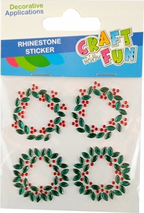 Attēls no Craft with Fun OZDOBA BN KRYSZTALKI SPRZYL ORNAME 4SZT CF12/288