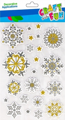 Attēls no Craft with Fun OZDOBA BN NAKLEJKI GWIADKI CF BROKAT PBH 12/144