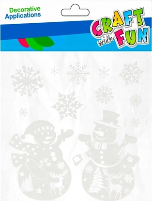 Attēls no Craft with Fun OZDOBA BN NAKLEJKI NA SZYBE BALWANEK CF 12/144