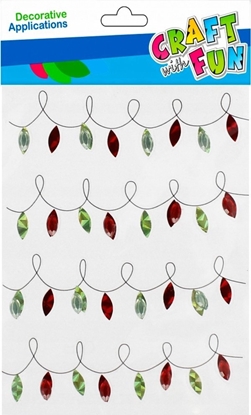 Attēls no Craft with Fun OZDOBA BN ORNAMENT SPRZYL LAMPIONY 4SZT CF12/288