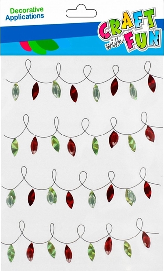Picture of Craft with Fun OZDOBA BN ORNAMENT SPRZYL LAMPIONY 4SZT CF12/288