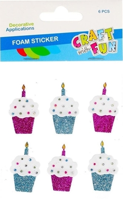 Attēls no Craft with Fun OZDOBA DEK EVA BABECZKI SPRZYL 6SZT CF PBH 12/14