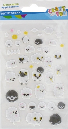 Attēls no Craft with Fun OZDOBA DEK FILC OWIECZKI SPRZYL CF PBH 24/288