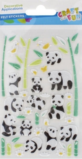 Picture of Craft with Fun OZDOBA DEK FILC PANDA SPRZYL CF PBH 24/288