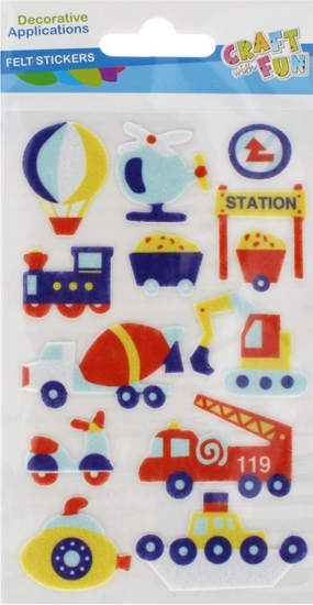 Picture of Craft with Fun OZDOBA DEK FILC POJAZDY SPRZYL CF PBH  24/288