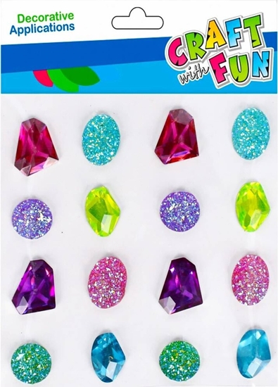 Picture of Craft with Fun OZDOBA DEK KRYSZT SPRZYL 16SZT SZLACH CF 12/144