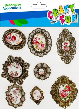 Изображение Craft with Fun OZDOBA DEK MET RAMKI 8SZT CF 12/144