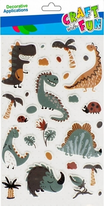 Изображение Craft with Fun OZDOBA DEK NAKLEJKI DINUSIE 27SZT CF PBH 12/288