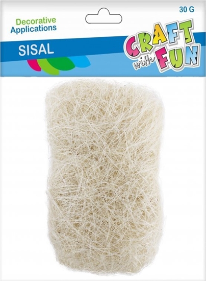 Изображение Craft with Fun OZDOBA DEK SIZAL ECRU 30G CF 12/96