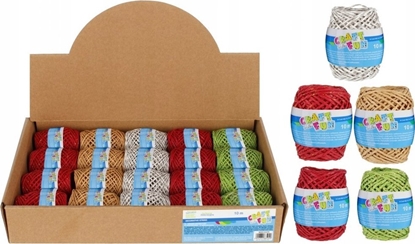 Изображение Craft with Fun OZDOBA DEK SZNUREK 10M 4MIX SZPUL CF DISP20/100