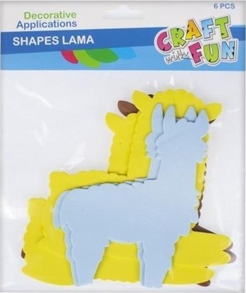 Изображение Craft with Fun Ozdoba dekoracyjna piankowe lamy 6el