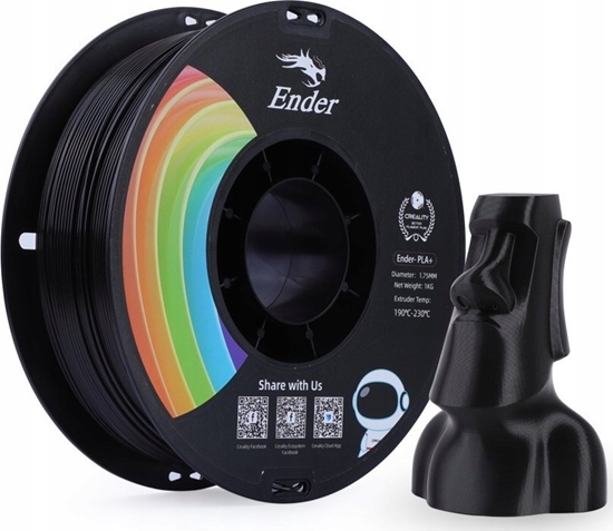 Picture of Creality Filament Ender-PLA Plus 1kg 1,75mm Black (3301010306)