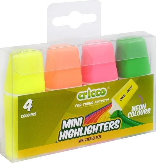Изображение Cresco Zakrelacze mini neon 4 kolory CRICCO