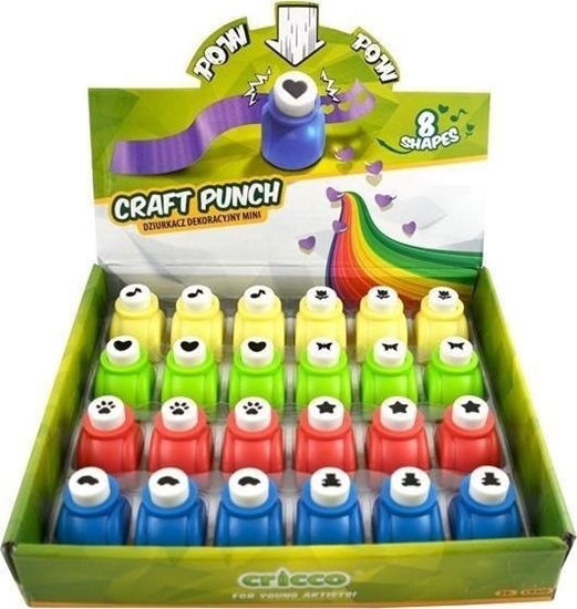 Picture of Cricco Dziurkacz dekoracyjny Craft mini (24szt) CRICCO