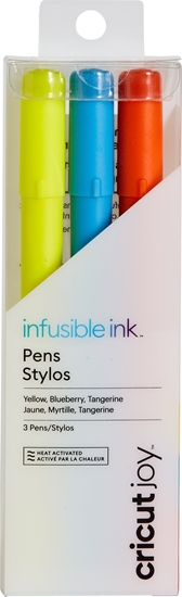 Изображение Cricut Cricut Joy Infusible Ink Fine Point Pen Set 3-pack (Yellow, Blueberry, Tangerine)