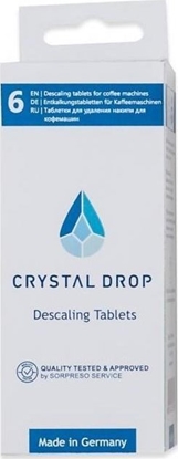 Attēls no Crystal Drop Descaling tablets CRYSTAL DROP 6 pcs. (Nivona, Miele, Delonghi, Siemens, Bosch, Jura, Melitta
