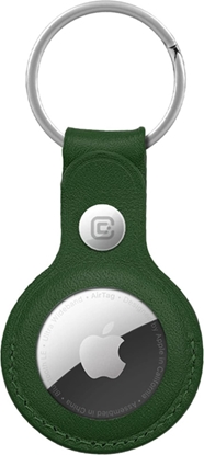 Attēls no Crong Brelok Crong Leather Case with Key Ring Apple AirTag (zielony)